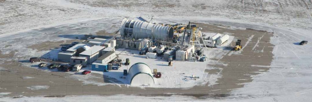 ice accretion test facility - aerial view