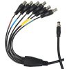 Mega Speed brand 2M I/O cable set (sync in/ sync out, IRIG, trigger, ready, marker)